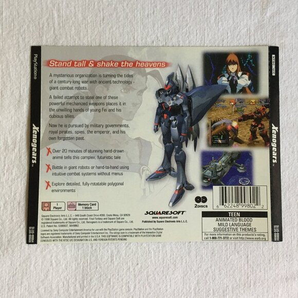 Xenogears Sony Ps1 Without Box - Picture 9 of 13